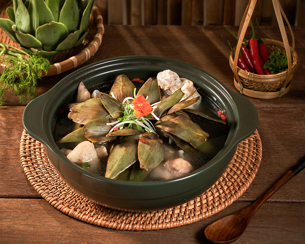 Canh Atiso Hầm Giò/ Đuôi