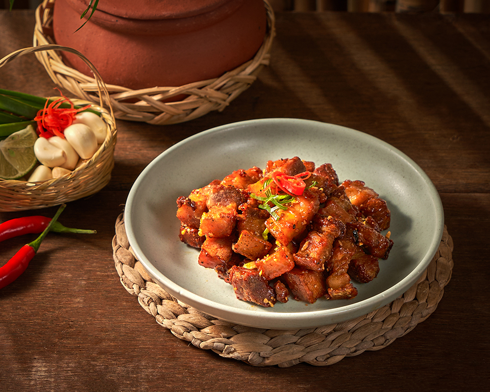 Ba Chỉ Cháy Cạnh